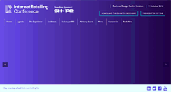 Desktop Screenshot of internetretailingconference.com